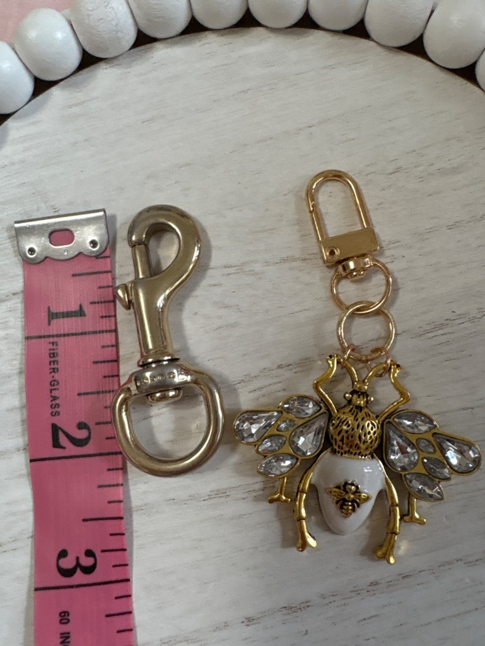Upcycled Gucci Bag hardware into bag charm - Picture 6 of 6